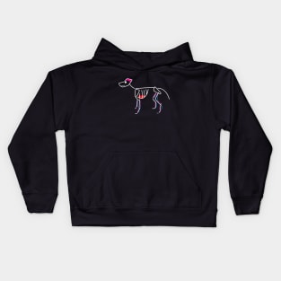 Dog Anatomy Kids Hoodie